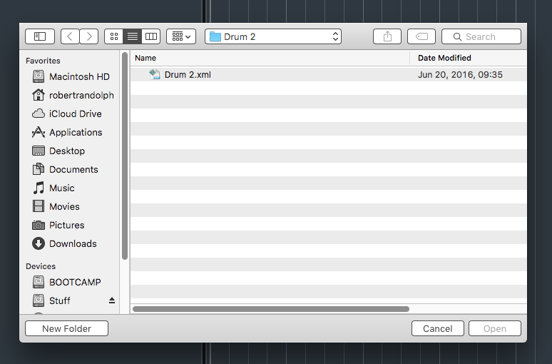 Just a file dialog