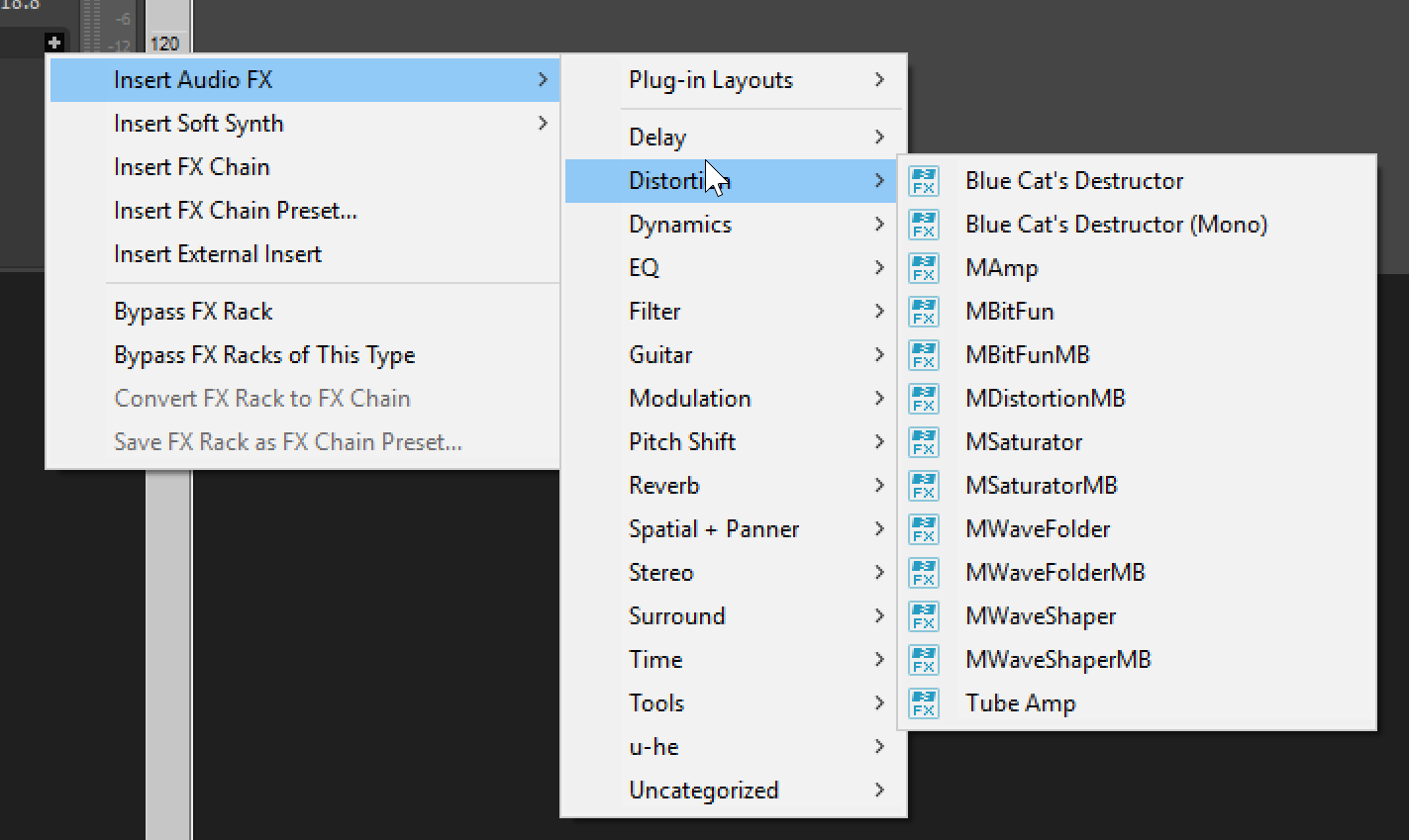 Plugin Menus