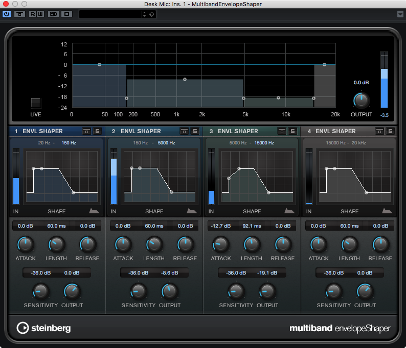 MultibandEnvelopeShaper