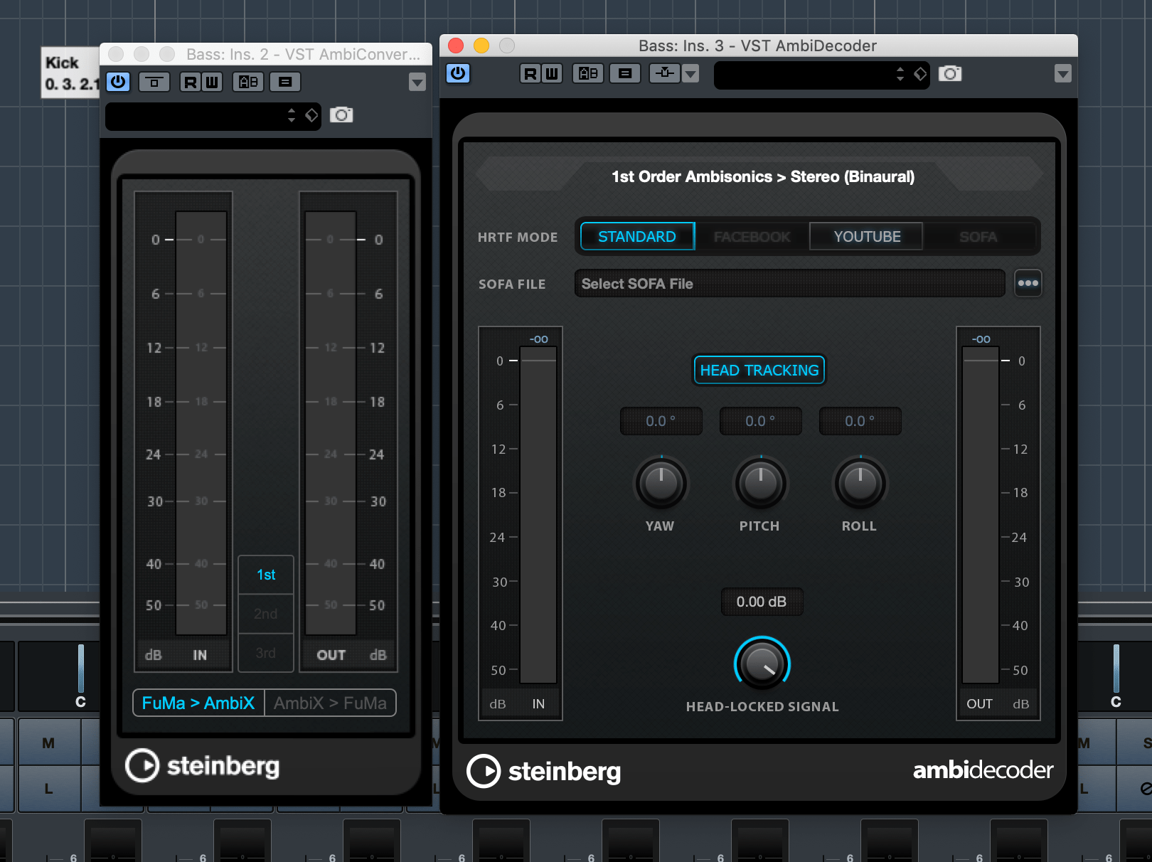 Ambisonics support