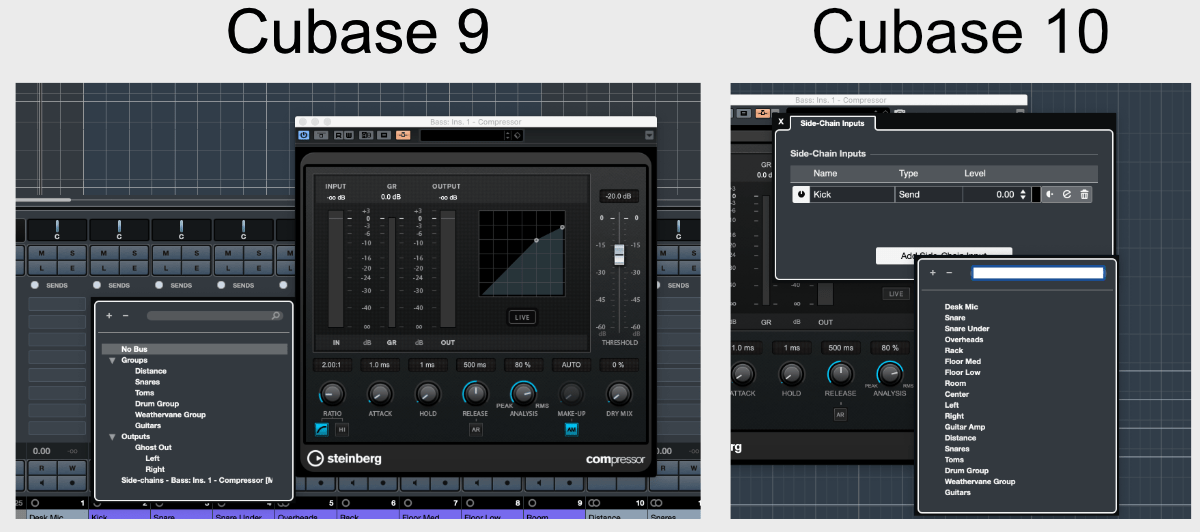 New Sidechain routing