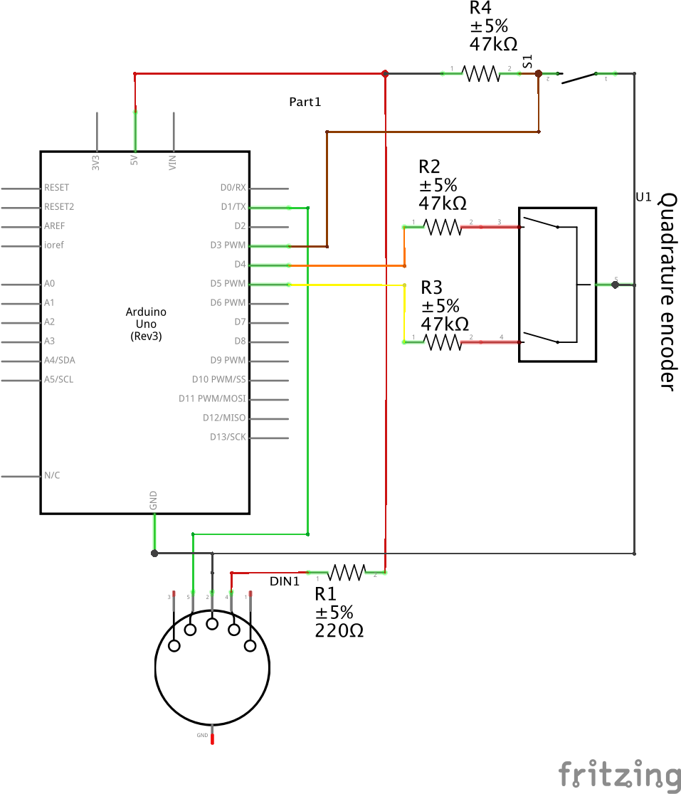 Simple Encoder Schematic