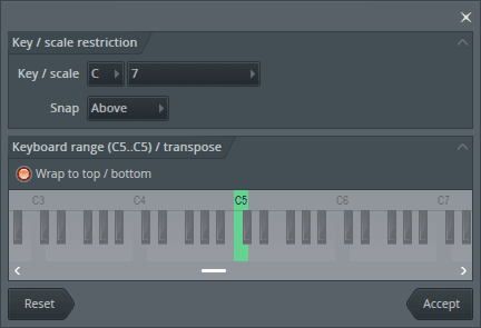 fl studio piano roll