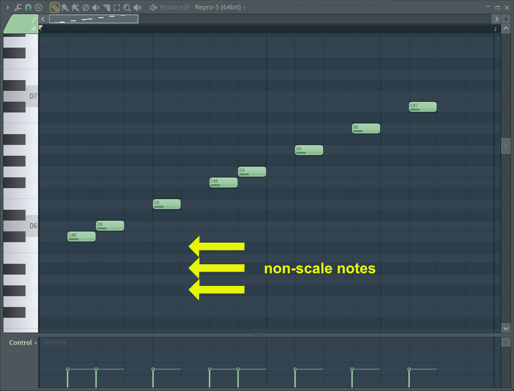 musical scales fl studio