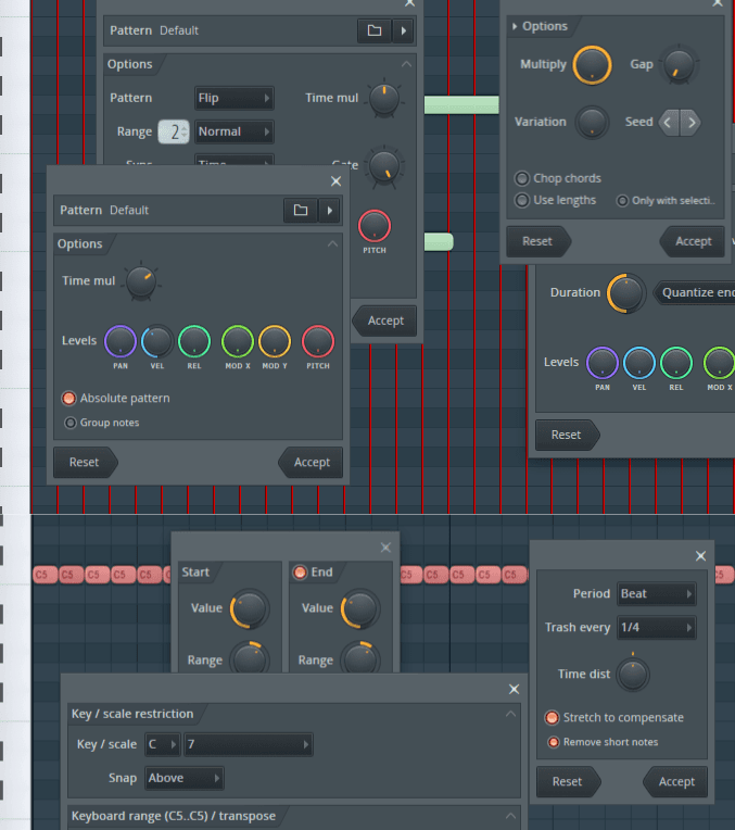 fl studio 12 only arpeggiates sound in certain places