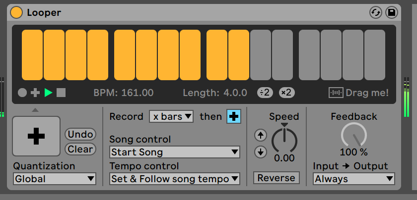 how to change tempo in ableton live 10