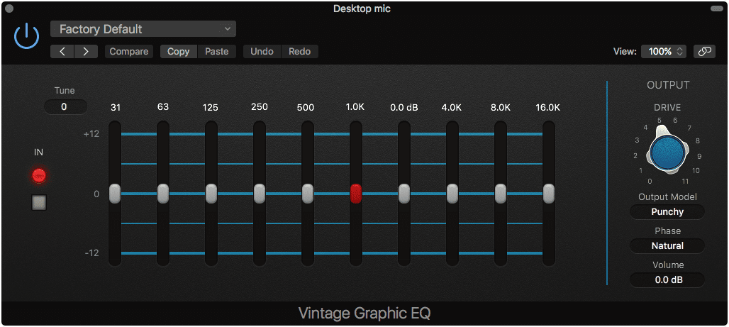 Vintage Graphic EQ