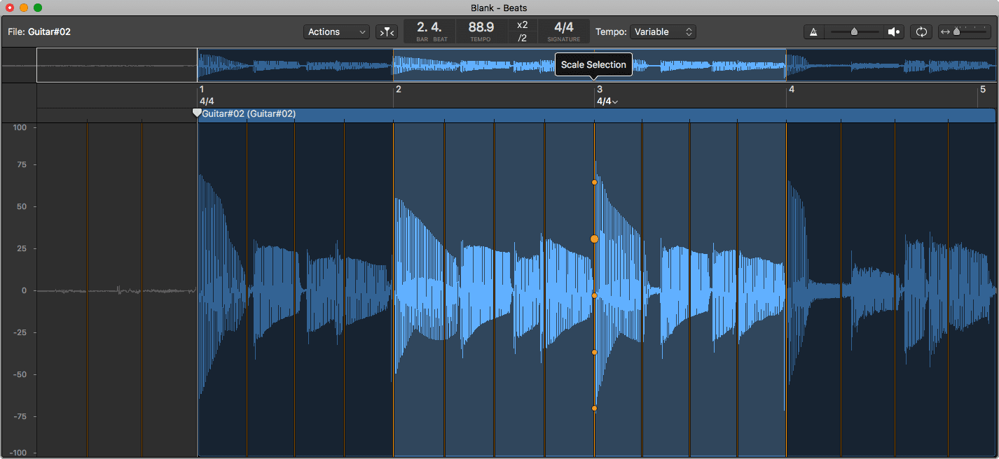 logic pro 10.4 tap tempo