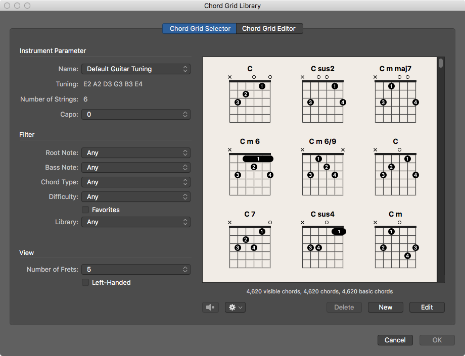 Chord Grid Library