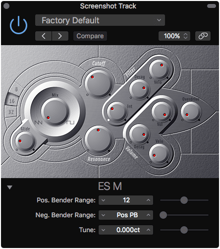 logic x pro resize region not showing