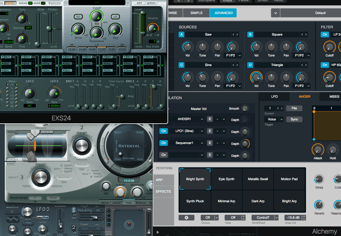 Logic Instruments and MIDI Effects Review