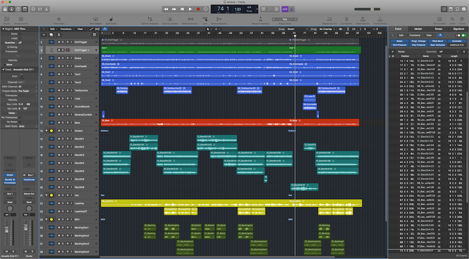 logic pro 10.4 overwrite recording