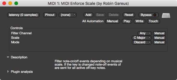 MIDI Enforce Scale