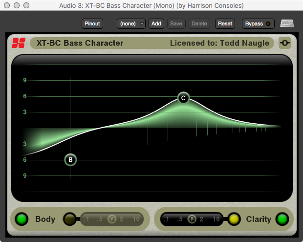 XT-BC Bass Character