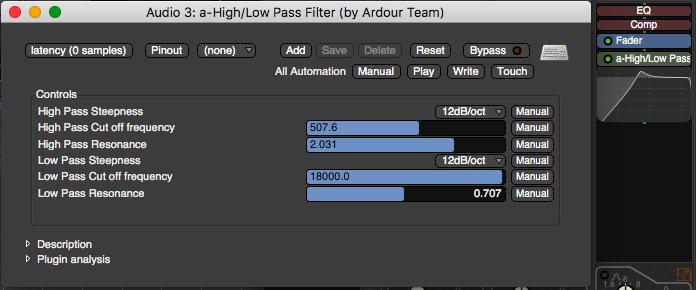 a-High/Low Pass Filter
