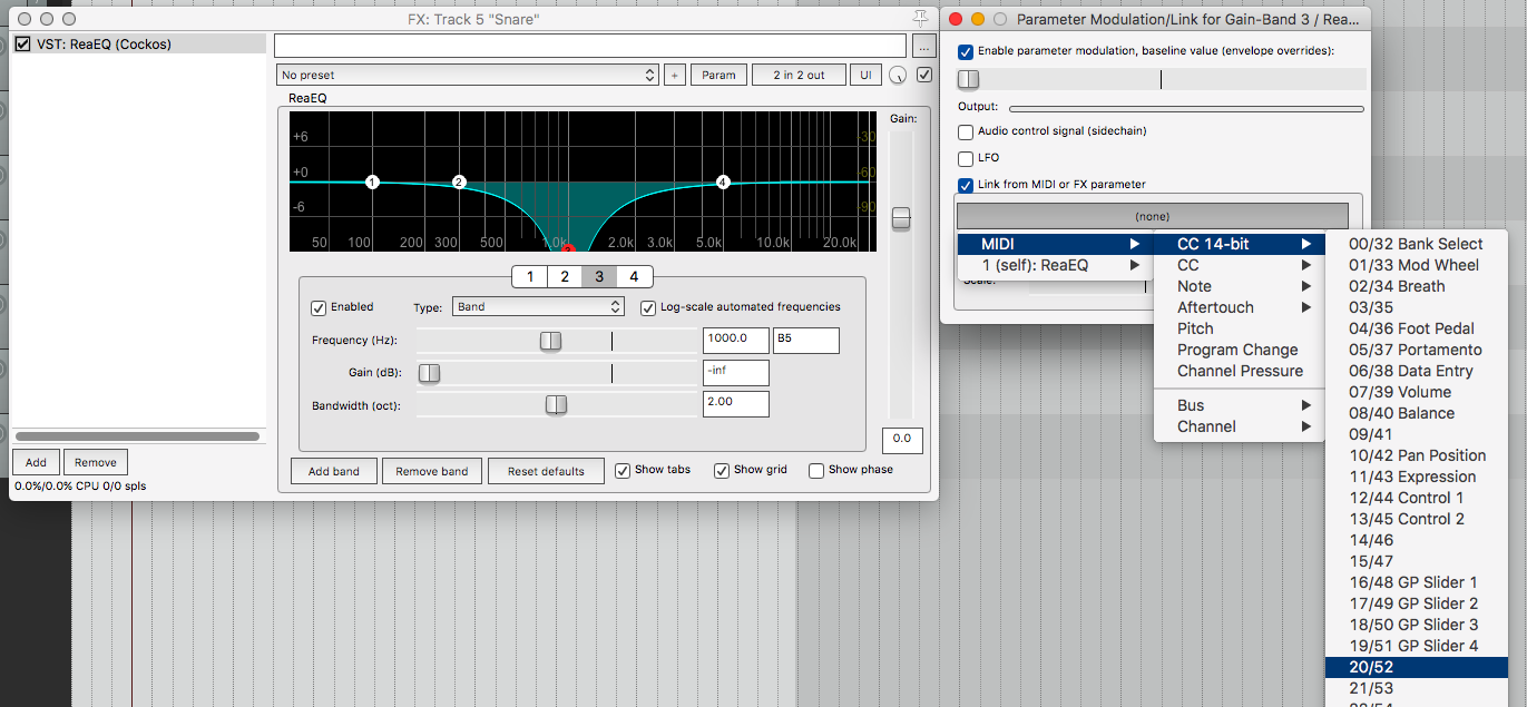 Modulation setup