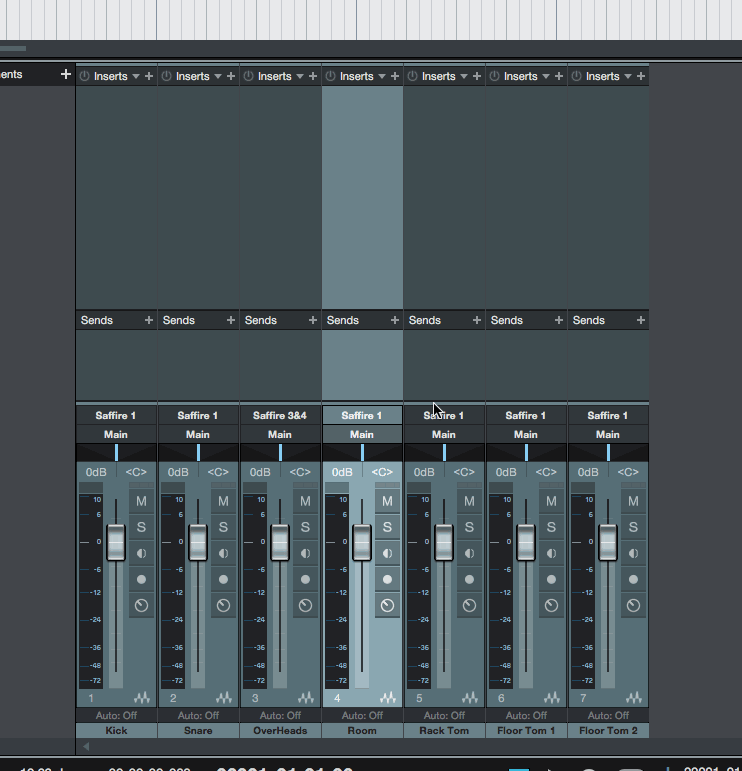 logic x pro resize region not showing