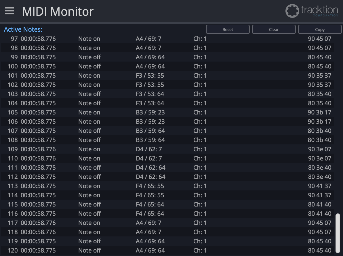 MIDI Monitor