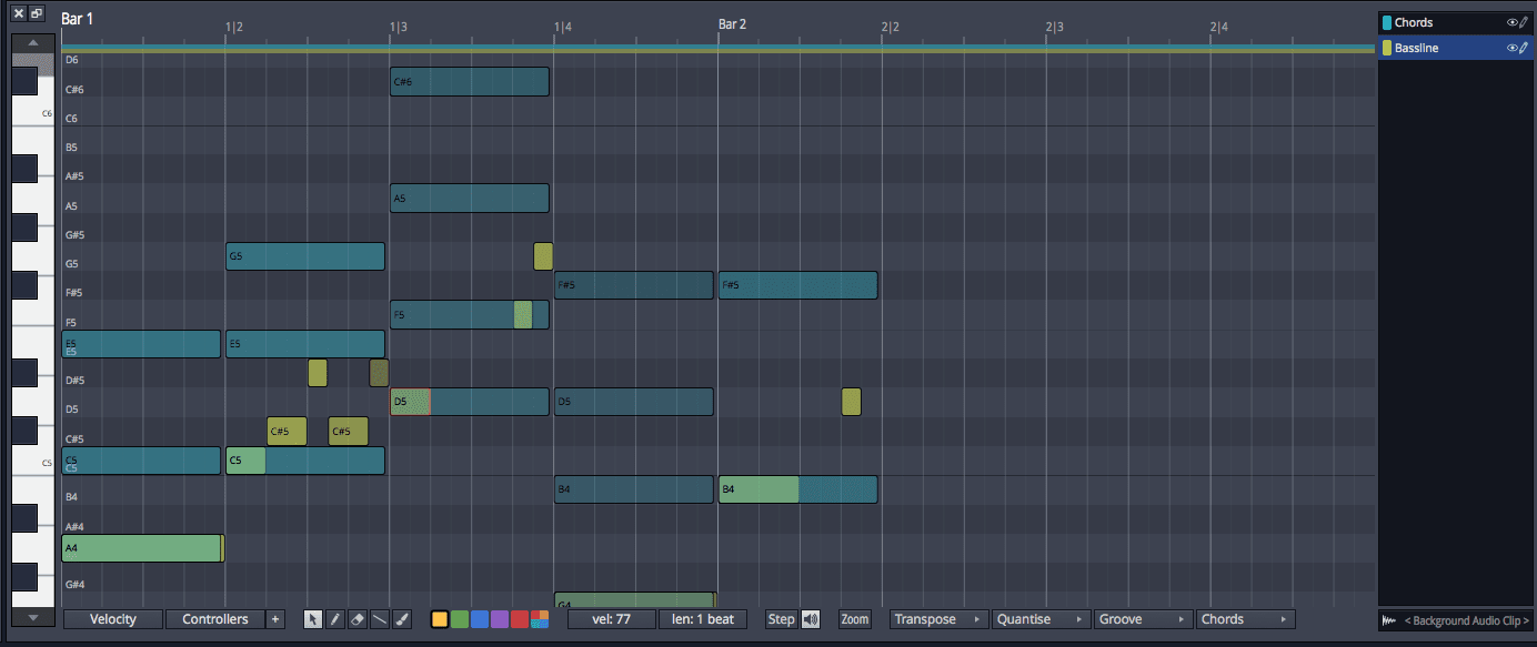 midi editor