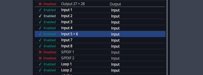 Stereo Input